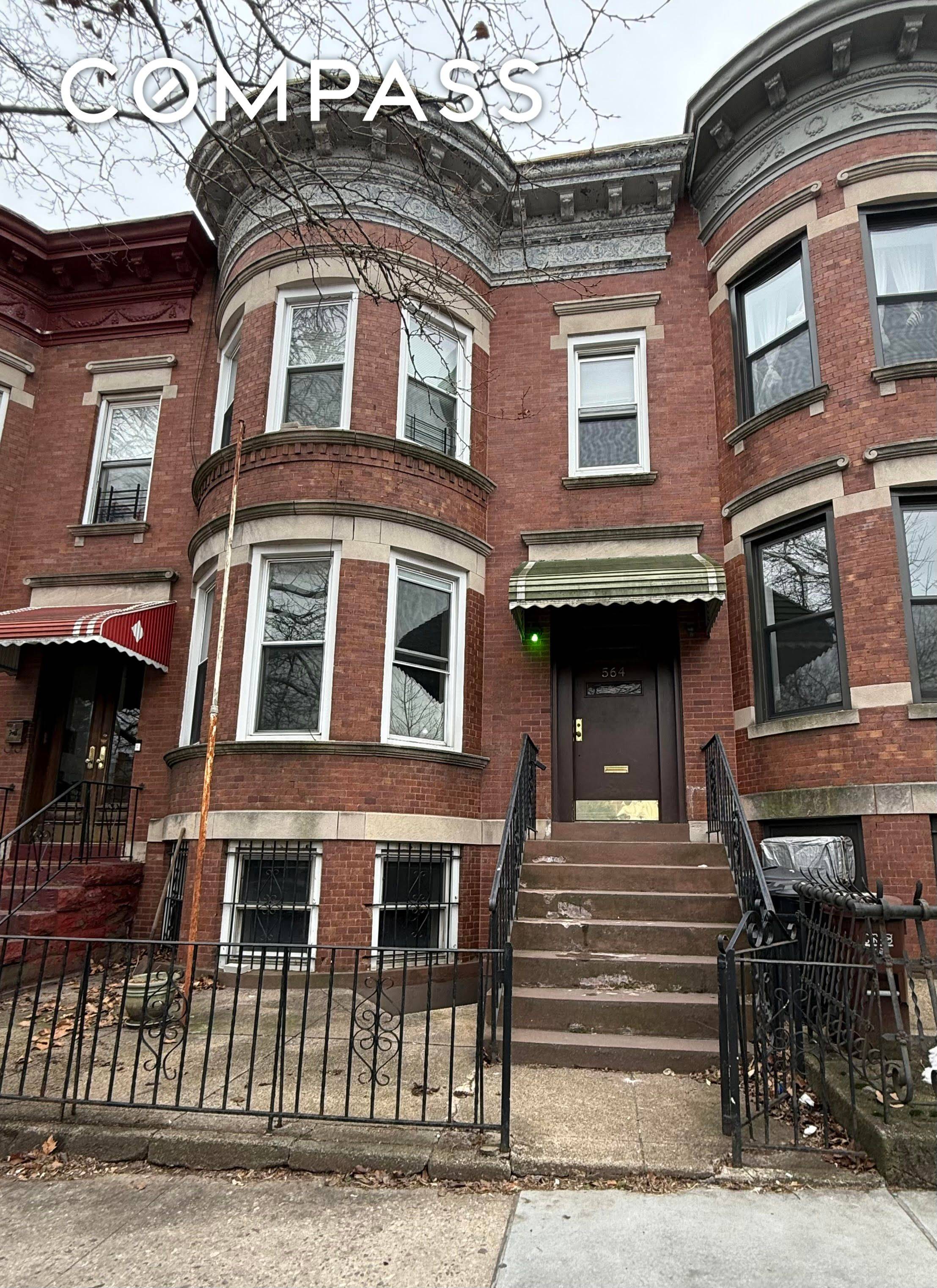 Welcome to 564 Prospect Avenue, a barrel front townhouse in the heart of Windsor Terrace, Brooklyn.