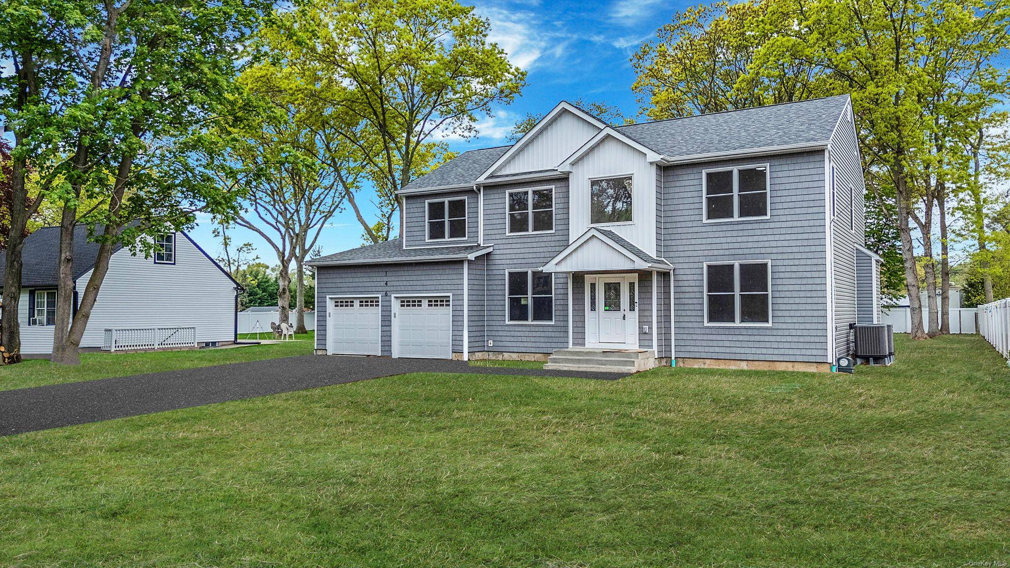 Brand new, fully completed home built from the ground up on a cleared wooded lot.