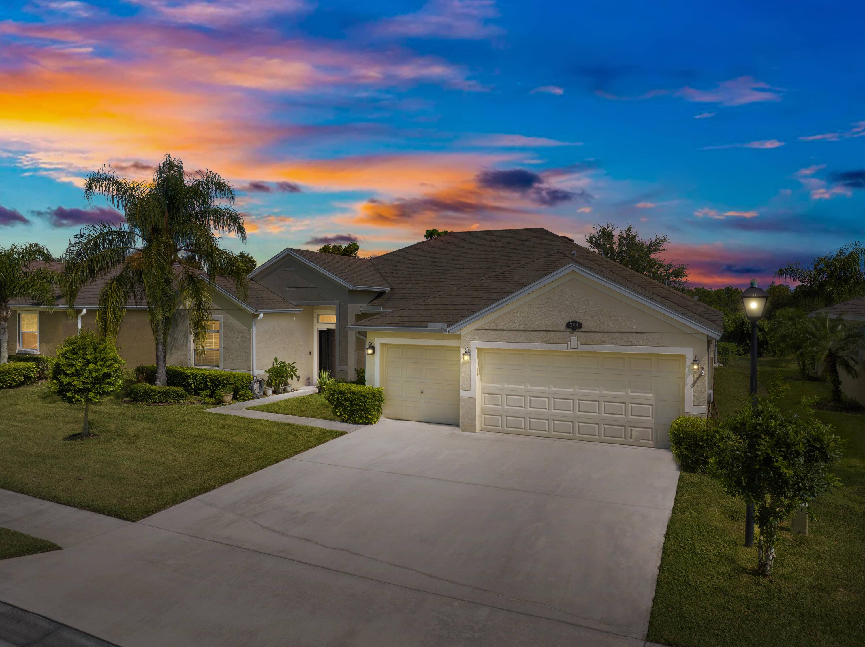 Beautiful 4 bedroom, 3 bath home with a 3 car garage in a sought after gated community.