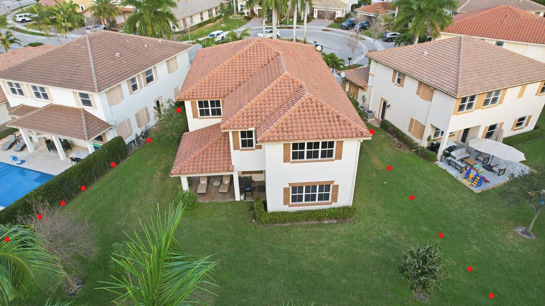 Over 4100 square foot 5 bedroom, 4 bath home with a 2 car garage on a cul de sac is in the prestigious gated community Miralago of Parkland.