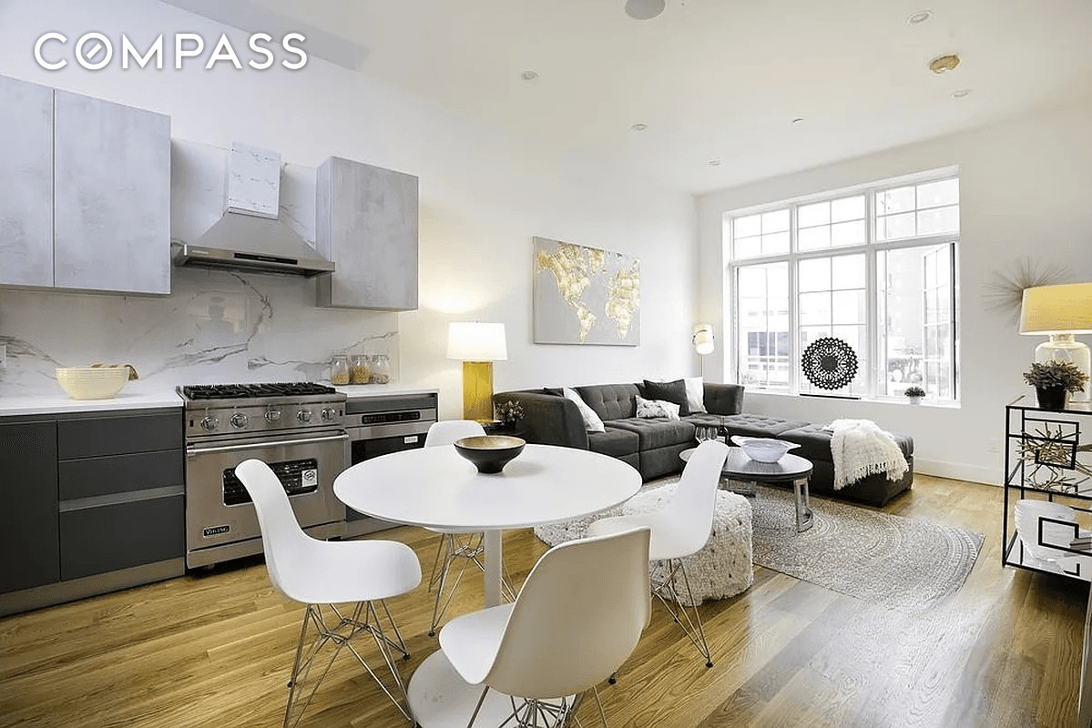 Gorgeous One Bedroom Loft with Private Roof Terrace in East Williamsburg 222 Withers Street, 2A is a large, loft style one bedroom condo with soaring ceilings, sophisticated finishes, and a ...