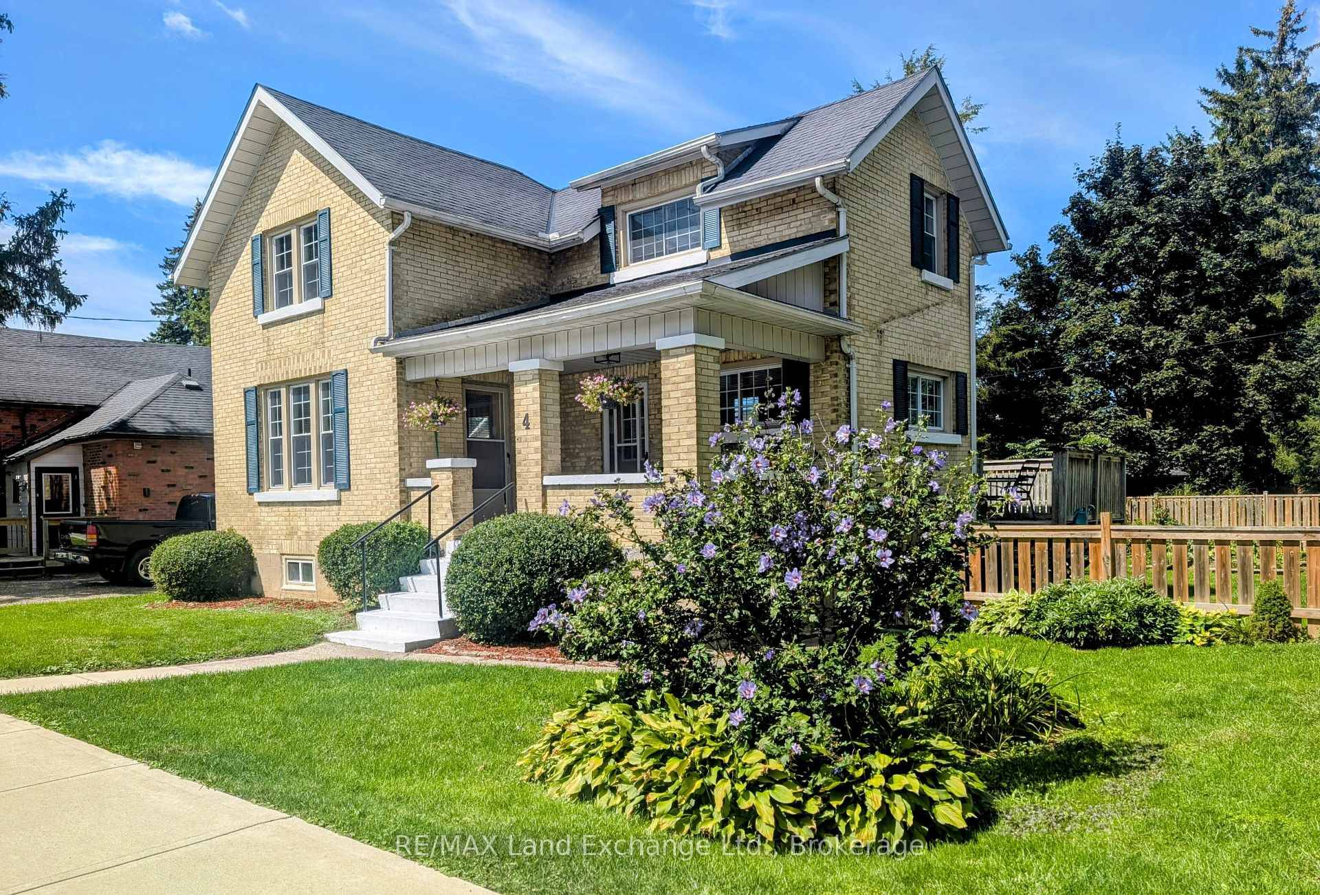 Solid brick 1 and 3 4 storey century home in Walkerton.