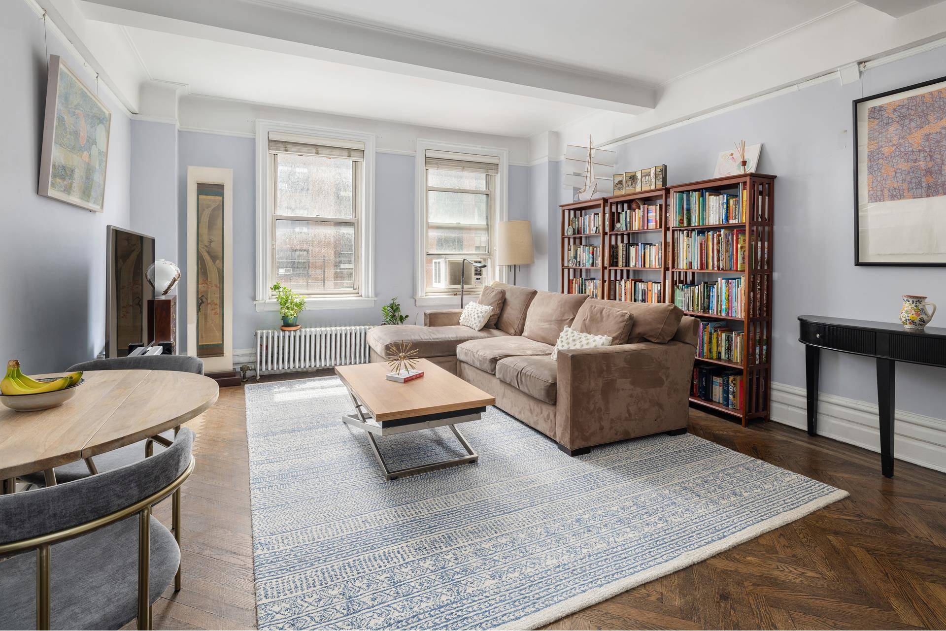 SPACIOUS 2 BEDROOM HOME ON ONE OF THE UPPER WEST SIDES MOST COVETED BLOCKS.