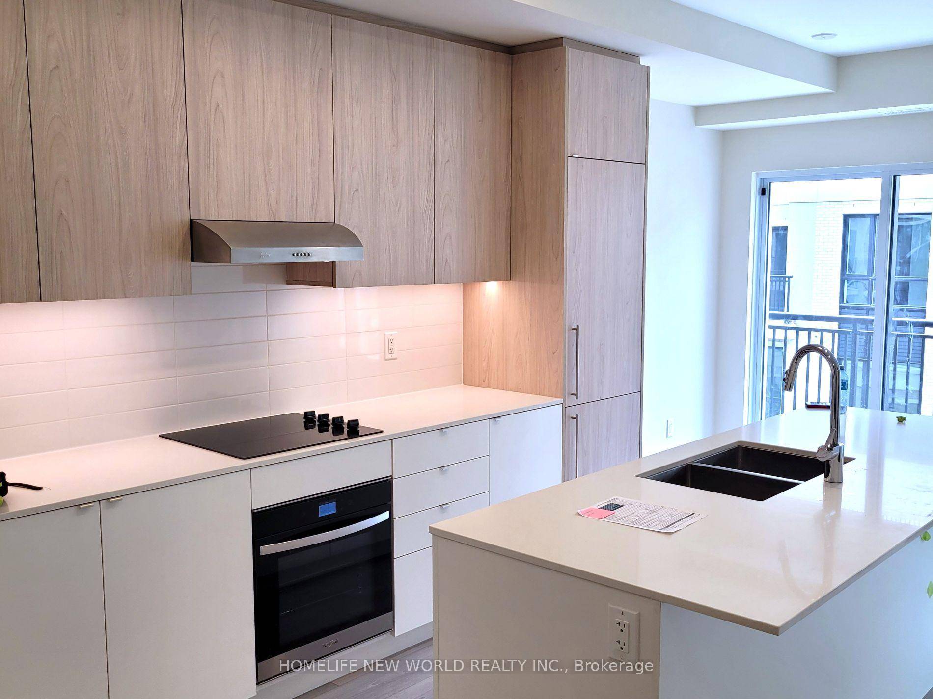 Brand new, steel structure, concrete floor stack townhouse.