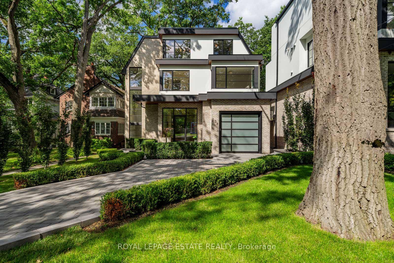 Grounded In Earthy Brick amp ; Framed By Bold Black Windows, The Exterior Of This Coveted Balsam Avenue Residence Radiates Warmth, While Expansive Walls Of Glass Invite The Tree Canopy ...