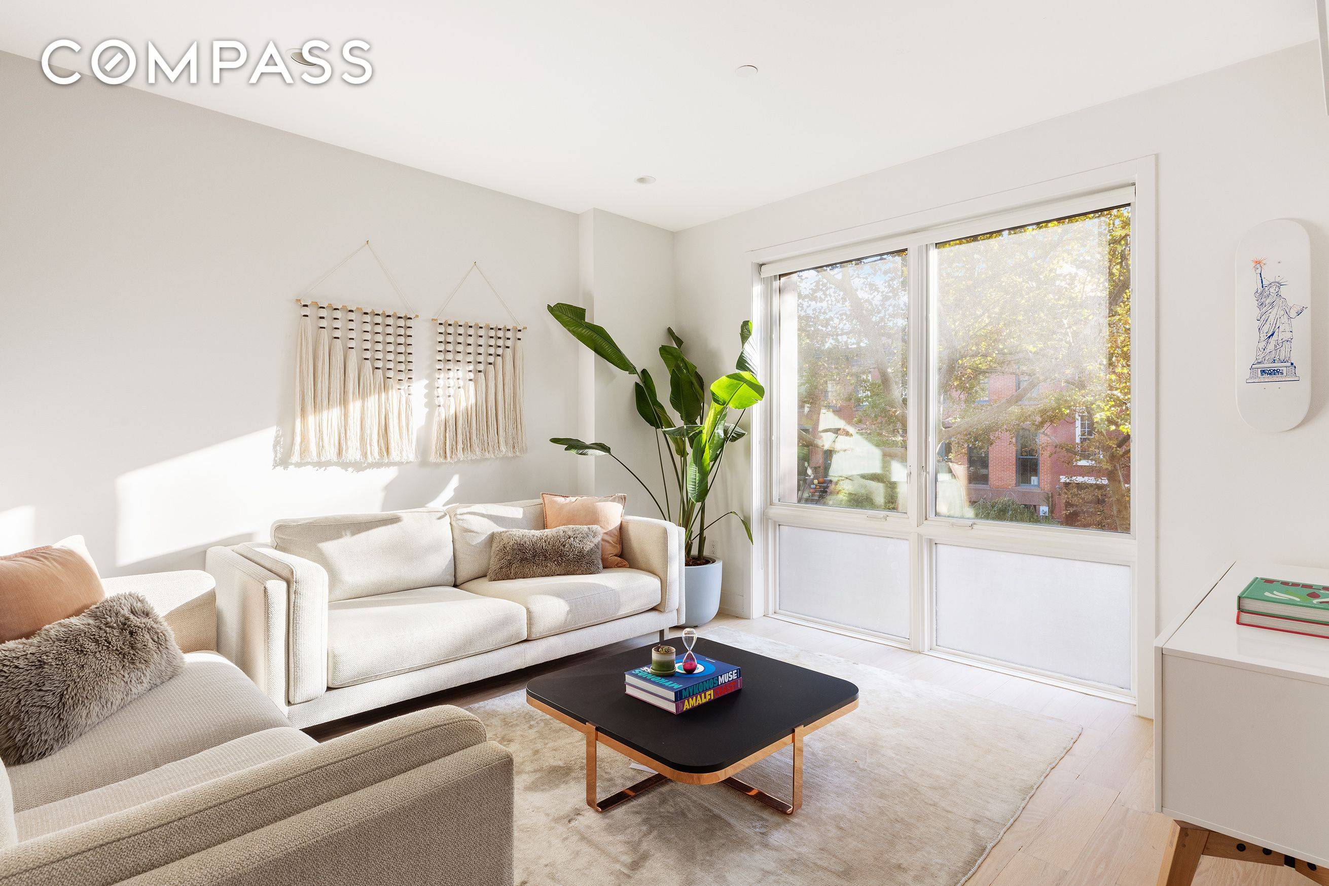 Residence 2 at 207 Wyckoff Street is a three bedroom, two bathroom home with a massive private roof terrace situated on a quiet, tree lined block in bucolic Boerum Hill.