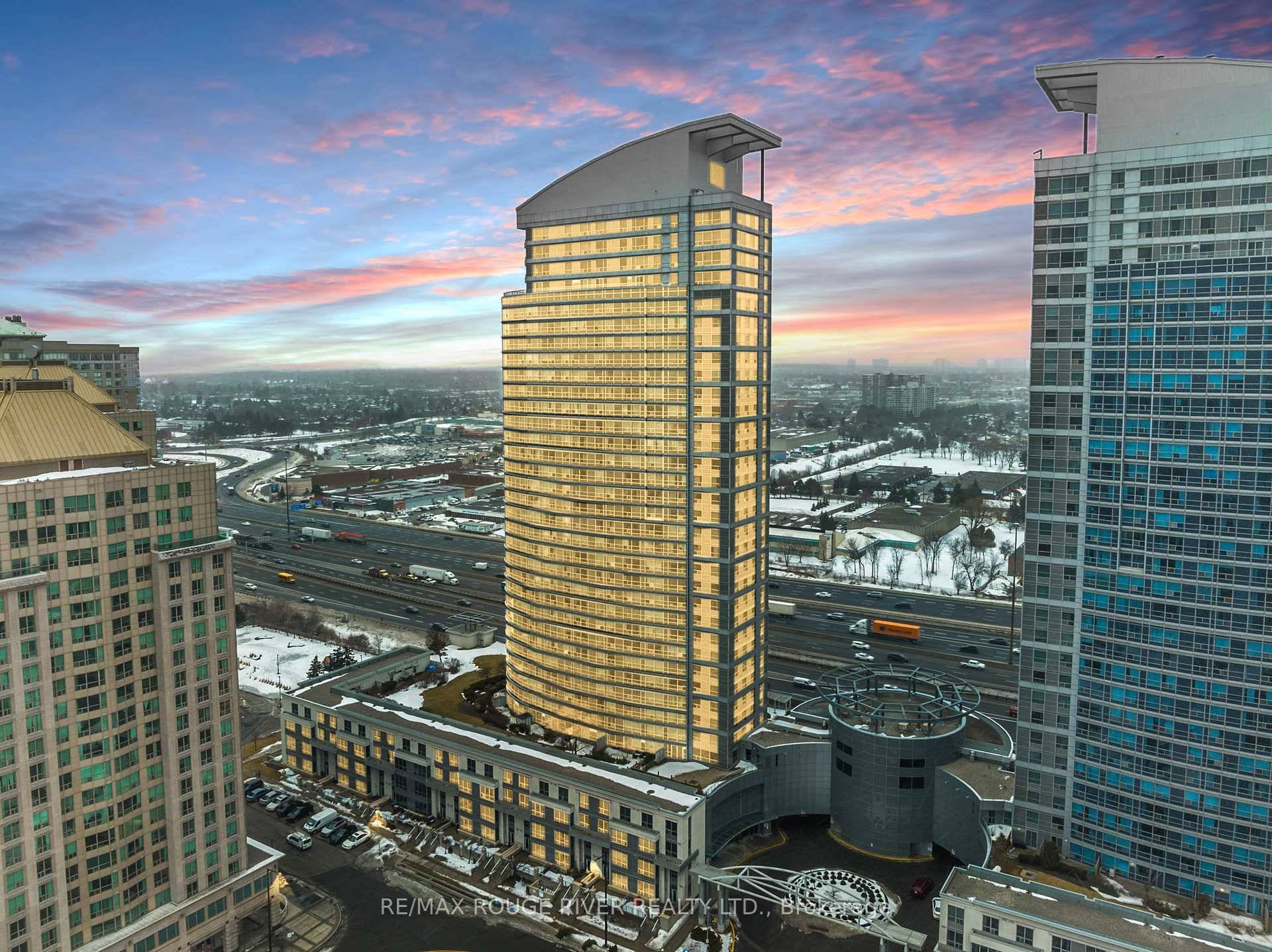 Opportunity Is Knocking Own A Beautifully Kept One Bedroom PLUS One Den Condo In The Heart of Scarborough Open Concept Living and Dining Room With A Huge Window With Beautiful ...