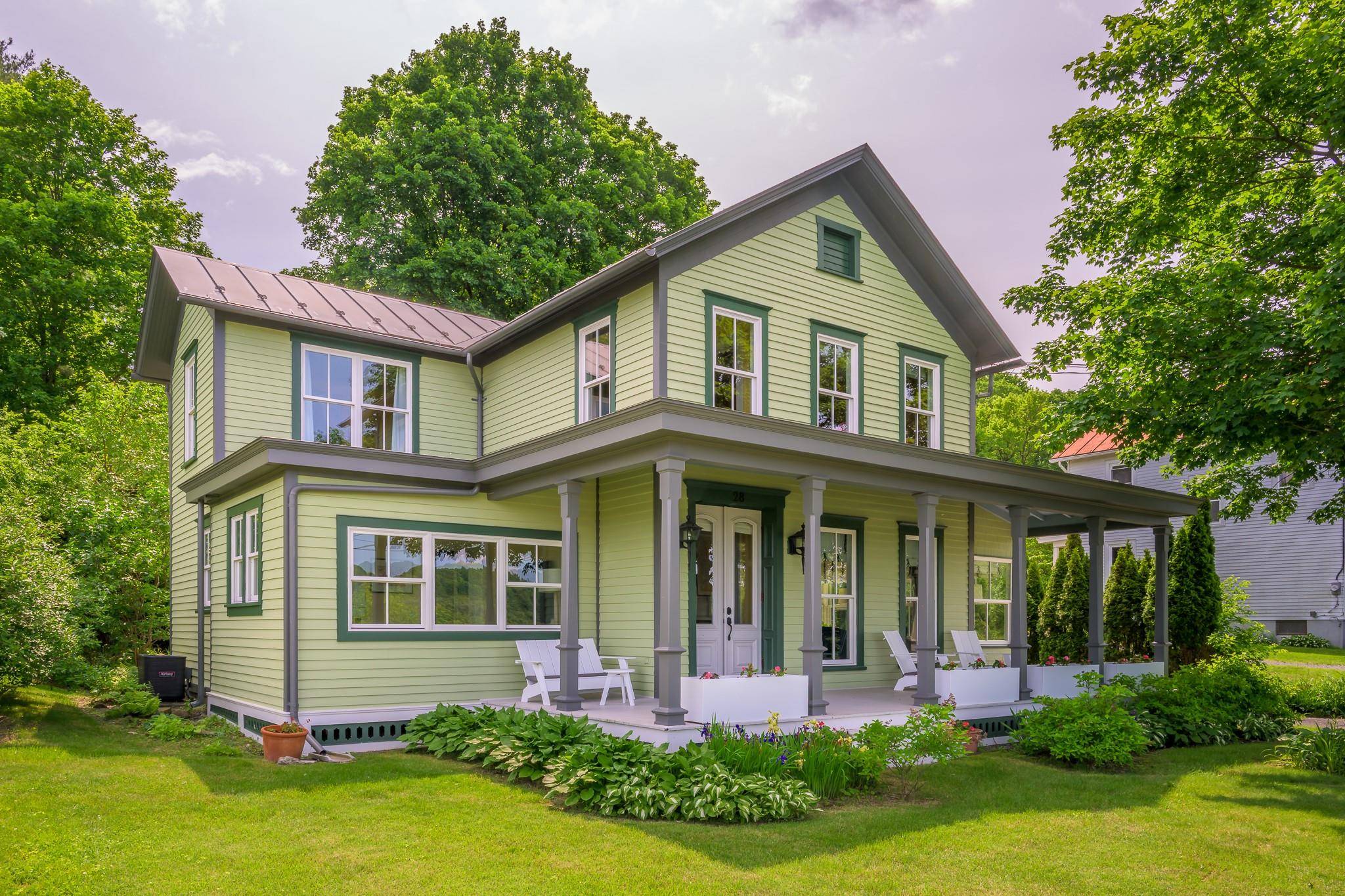 Set amongst the other historic homes in the Hudson River hamlet of Stuyvesant, NY on Riverview Street, named after the 1st director general of New Netherlands' Dutch Colony in 1647, ...