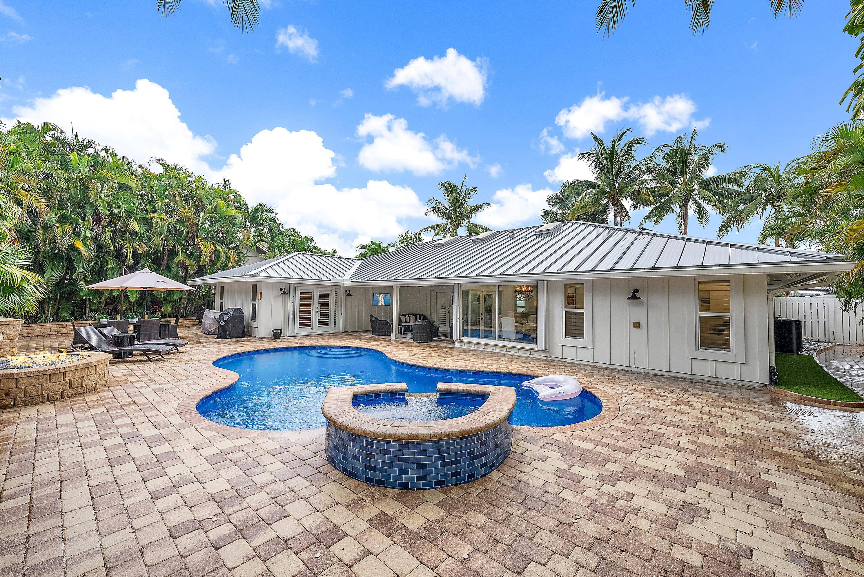 Just bring your bathing suit and toothbrush to this elegantly re imagined, completely remodeled and furnished coastal inspired beach escape.