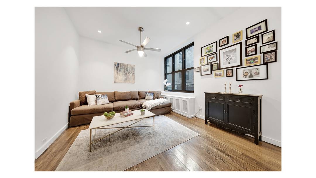 Your Search Ends Today ! Loft like, Pre war 3 Bedroom, 2 Bathroom Home w Ultra Low Monthlies Set on an elevated 1st floor, on a super convenient, private back ...
