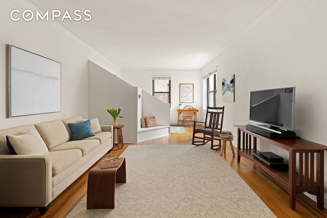 Apartment 2D offers the perfect blend of pre war charm and modern potential.