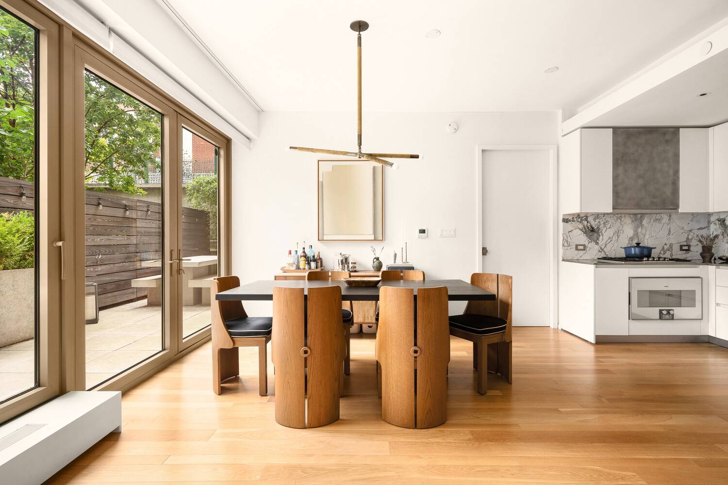 This striking one bedroom, one and a half bathroom home with nearly 300 square feet of private outdoor space offers a rare blend of contemporary design and serene indoor outdoor ...
