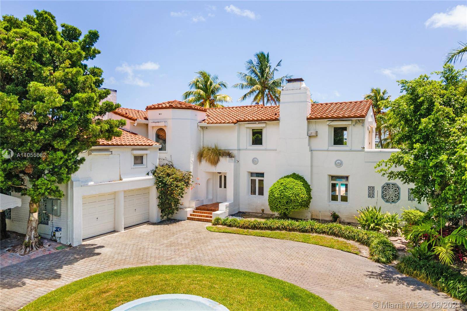 Classic Mediterranean home on coveted Rivo Alto Drive.