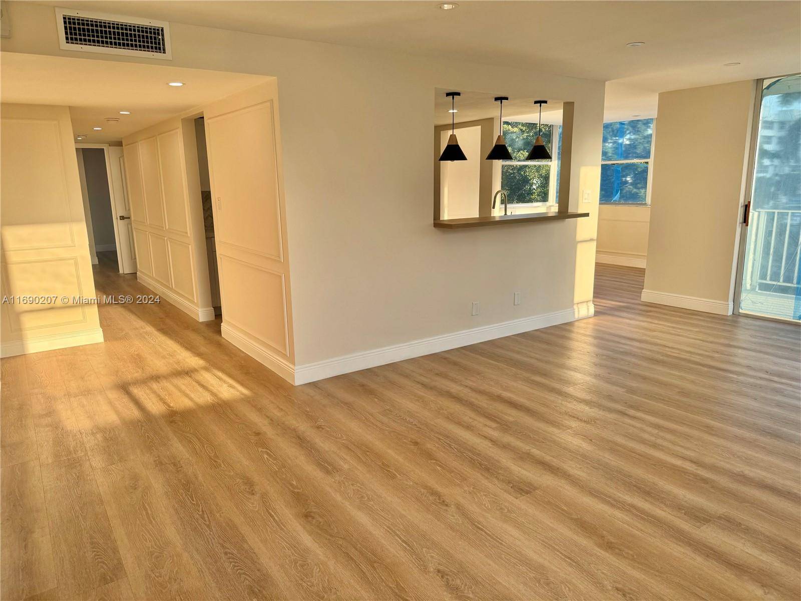Live the Miami lifestyle with convenience and tranquility in this fully remodeled 2 bed, 2 bath condo in Eastern Shores.