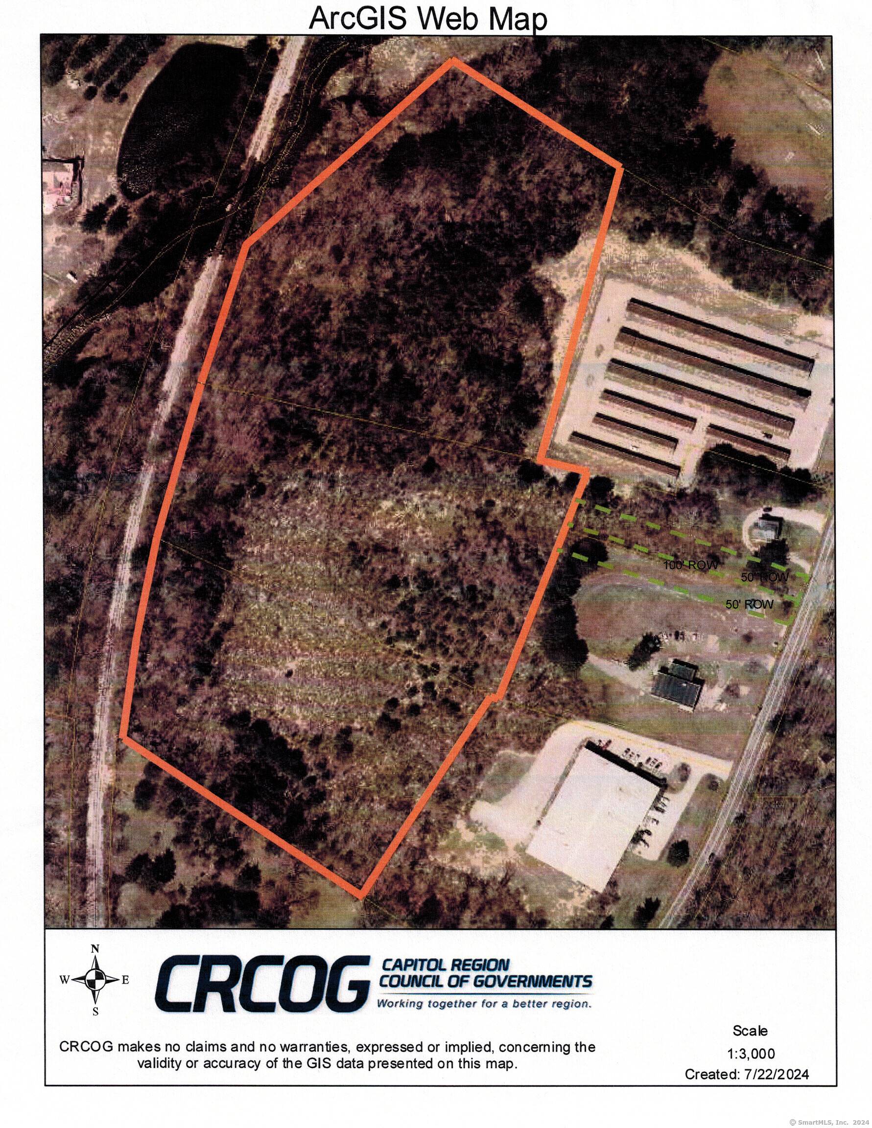 18. 8 Acres Commercial Industrial Land Abutts VT Railroad Line.