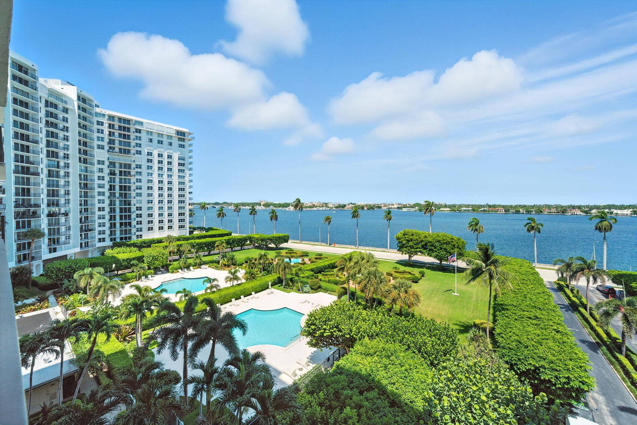 Located on the Intracoastal in Rapallo South, one of West Palm Beach's most desirable full service buildings.