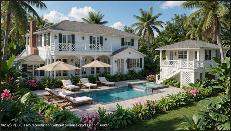 The best available parcel in El Cid on a spectacular double lot 13, 000 SF with water views.