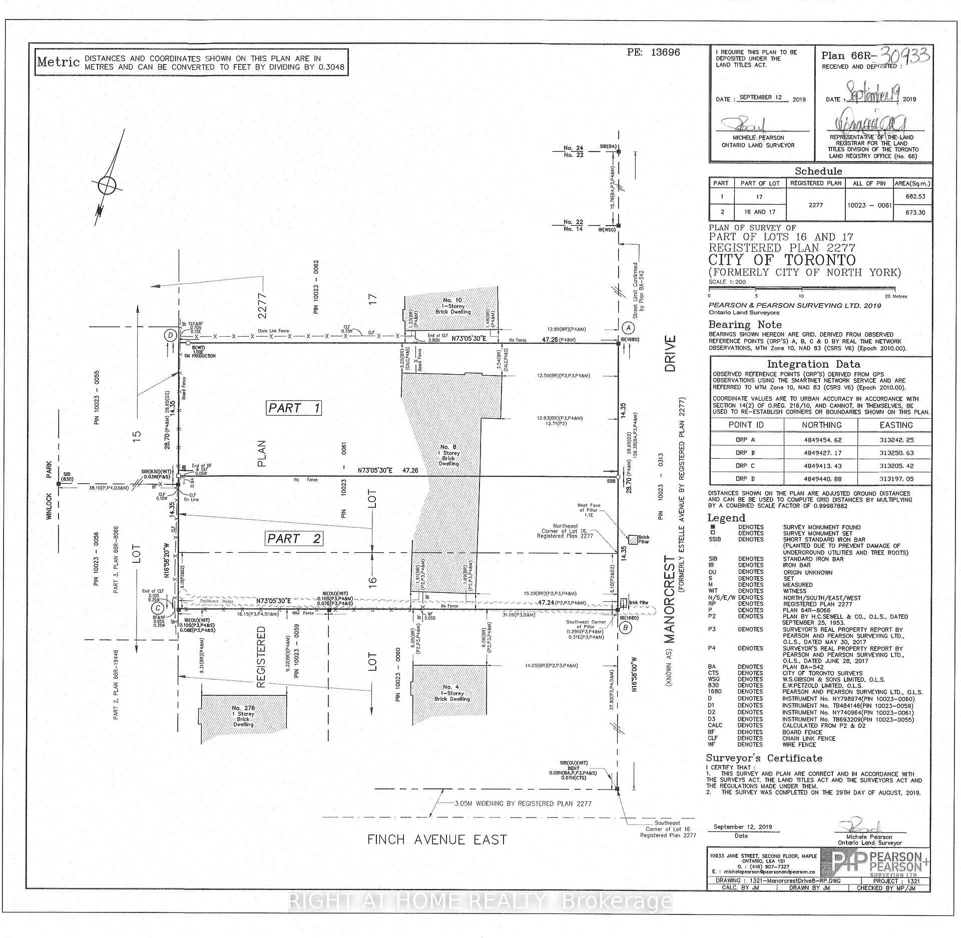 Premium build opportunity near Bayview and Finch 8 Manorcrest Dr a severed parcel with dimensions of 47 ft x 155.