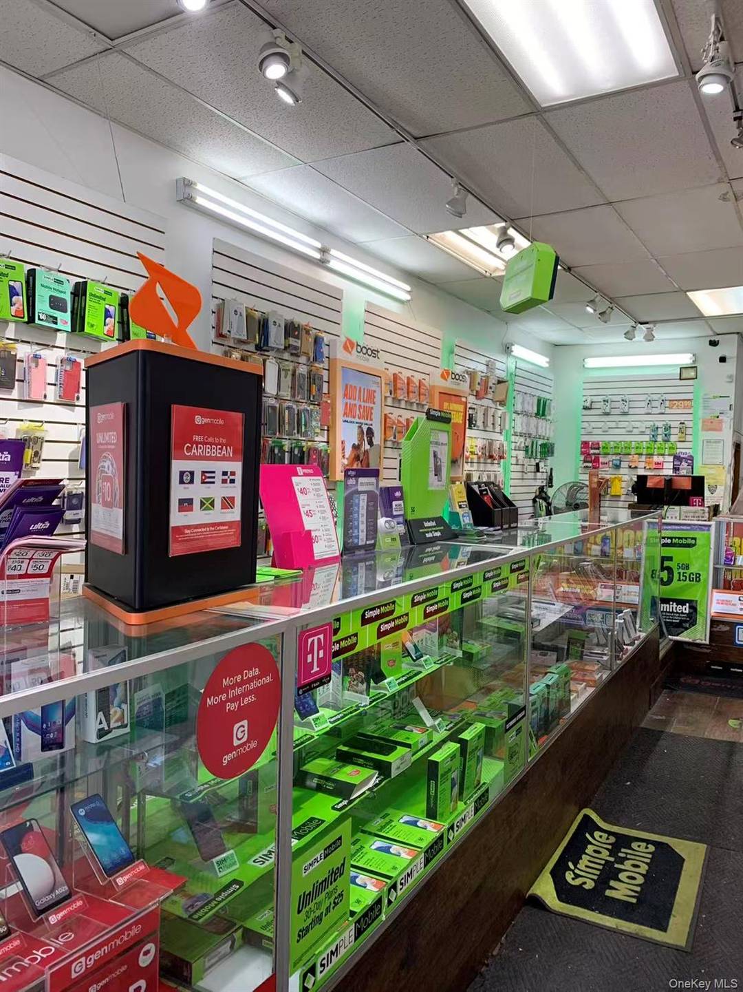 Highly visible retail location with strong foot traffic.