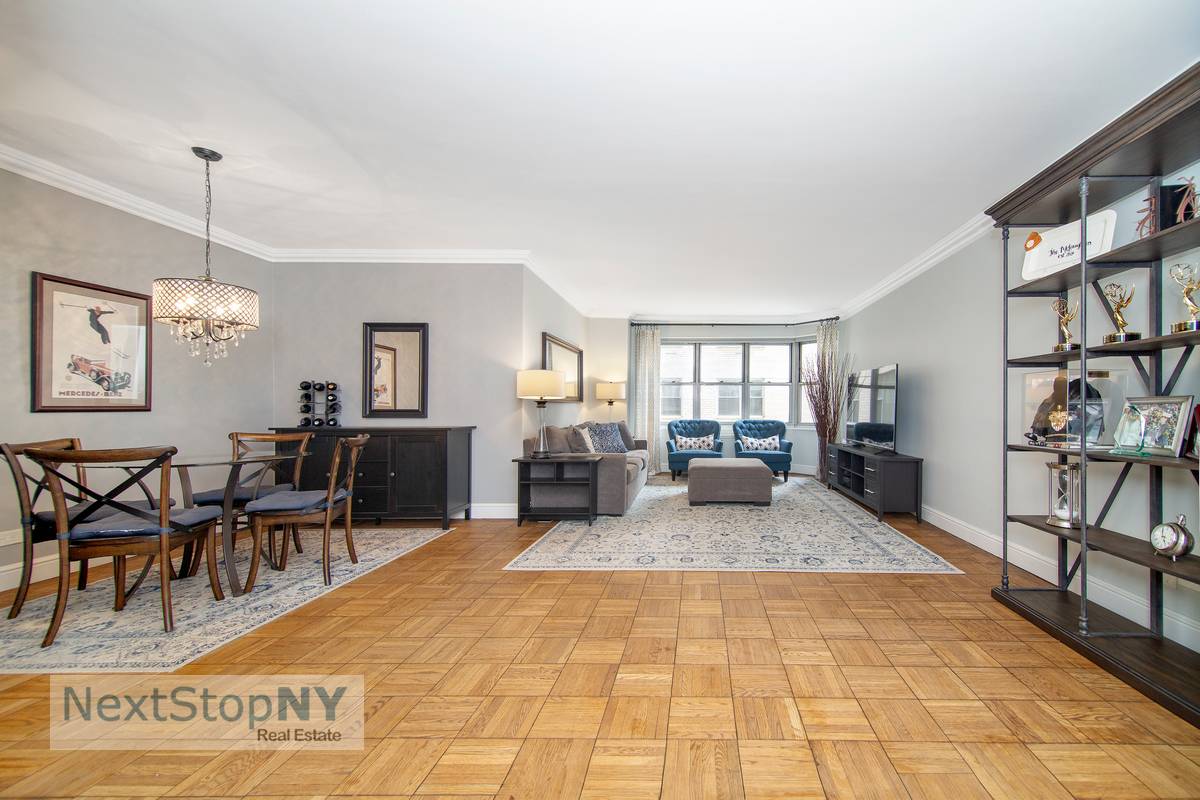 Exquisitely renovated spacious apartment with city views.
