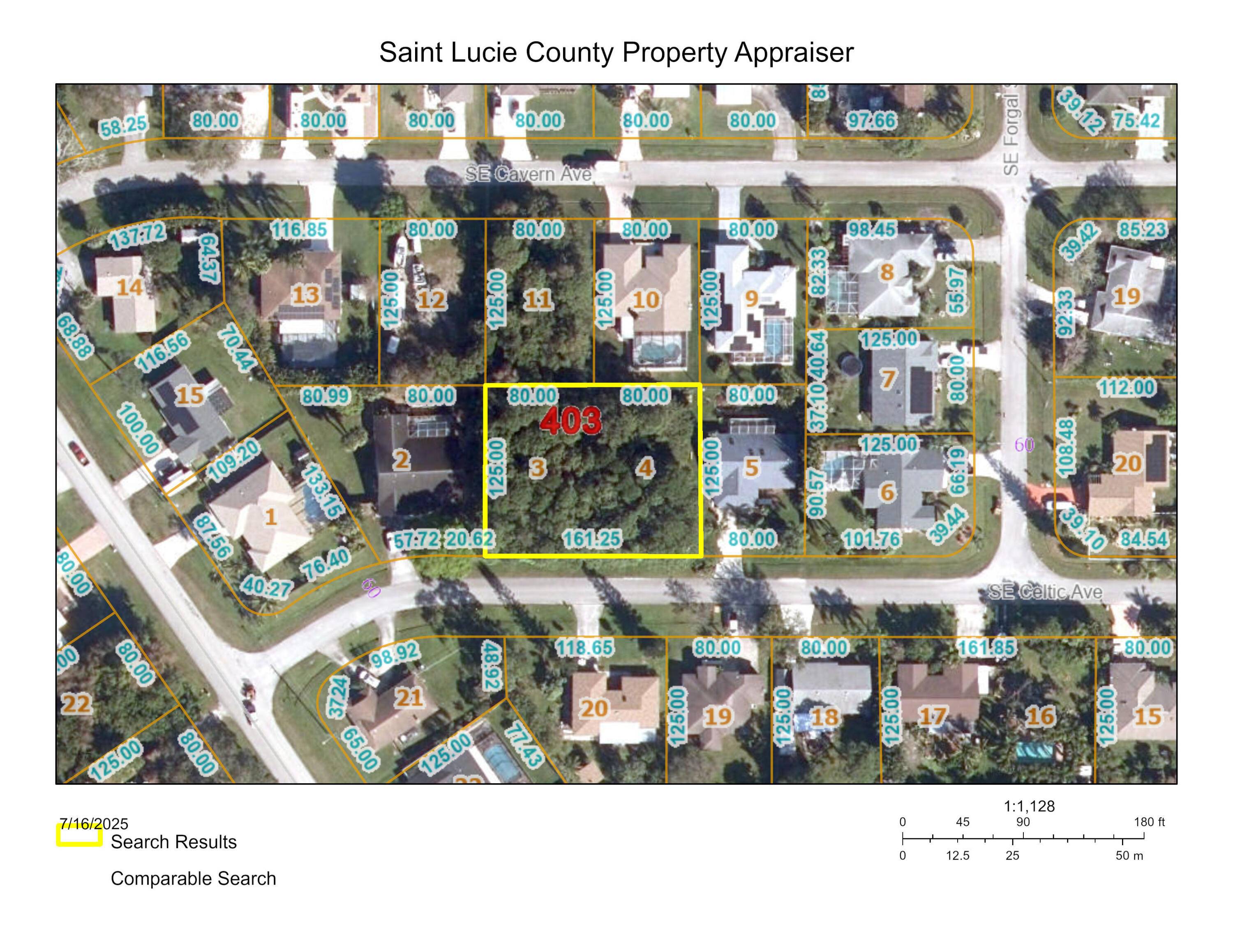 Great opportunity to own this double half acre lot in the heart of the city.