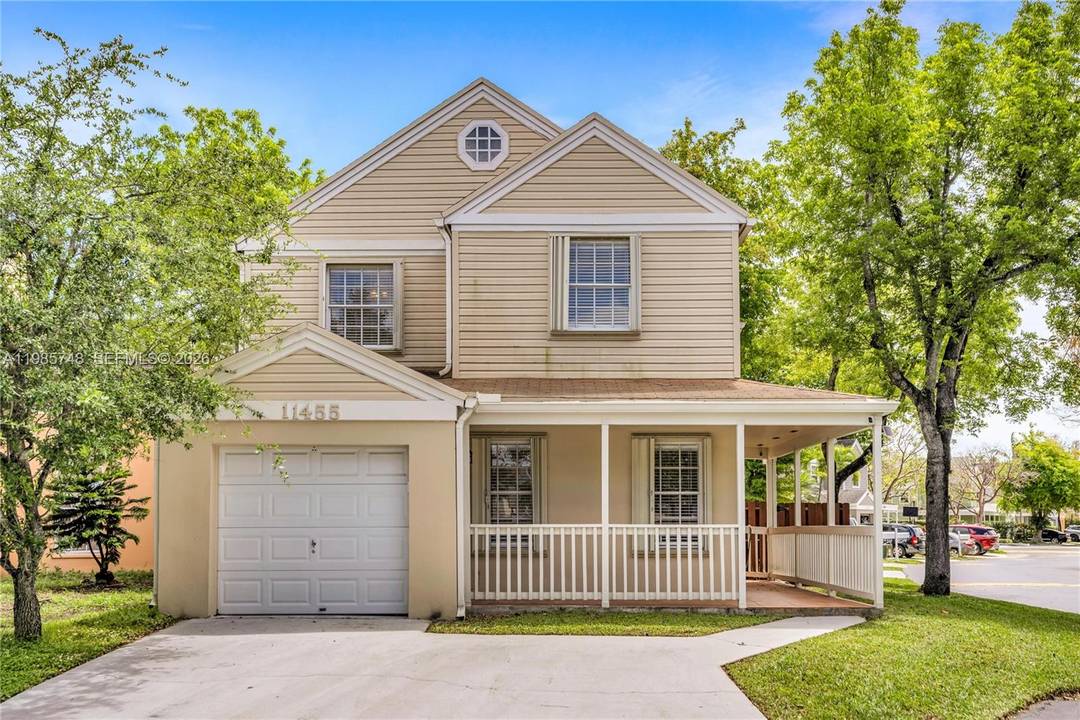 2 story single family home, perfectly situated on a desirable corner lot.