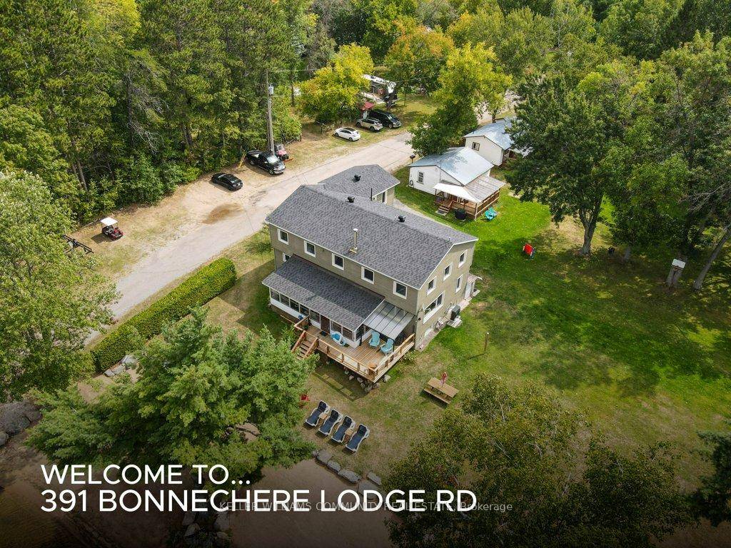 Welcome to 391 Bonnechere Lodge Road on the shores of pristine Golden Lake, a rare opportunity to own a turnkey resort in a peaceful and private setting.