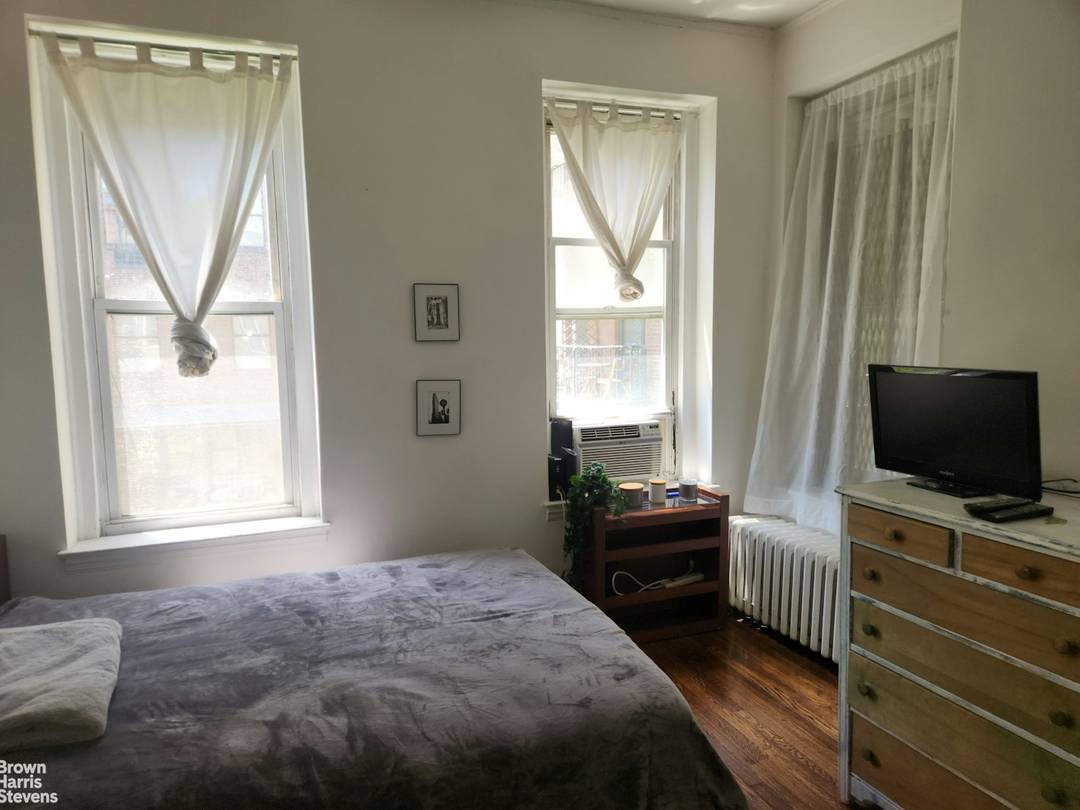 High Ceilings and Plenty of Light from Extra Tall Windows grace this Loft like Studio with approximately 10 Foot Ceilings ; Eastern Exposure in the morning and Southern Exposure the ...