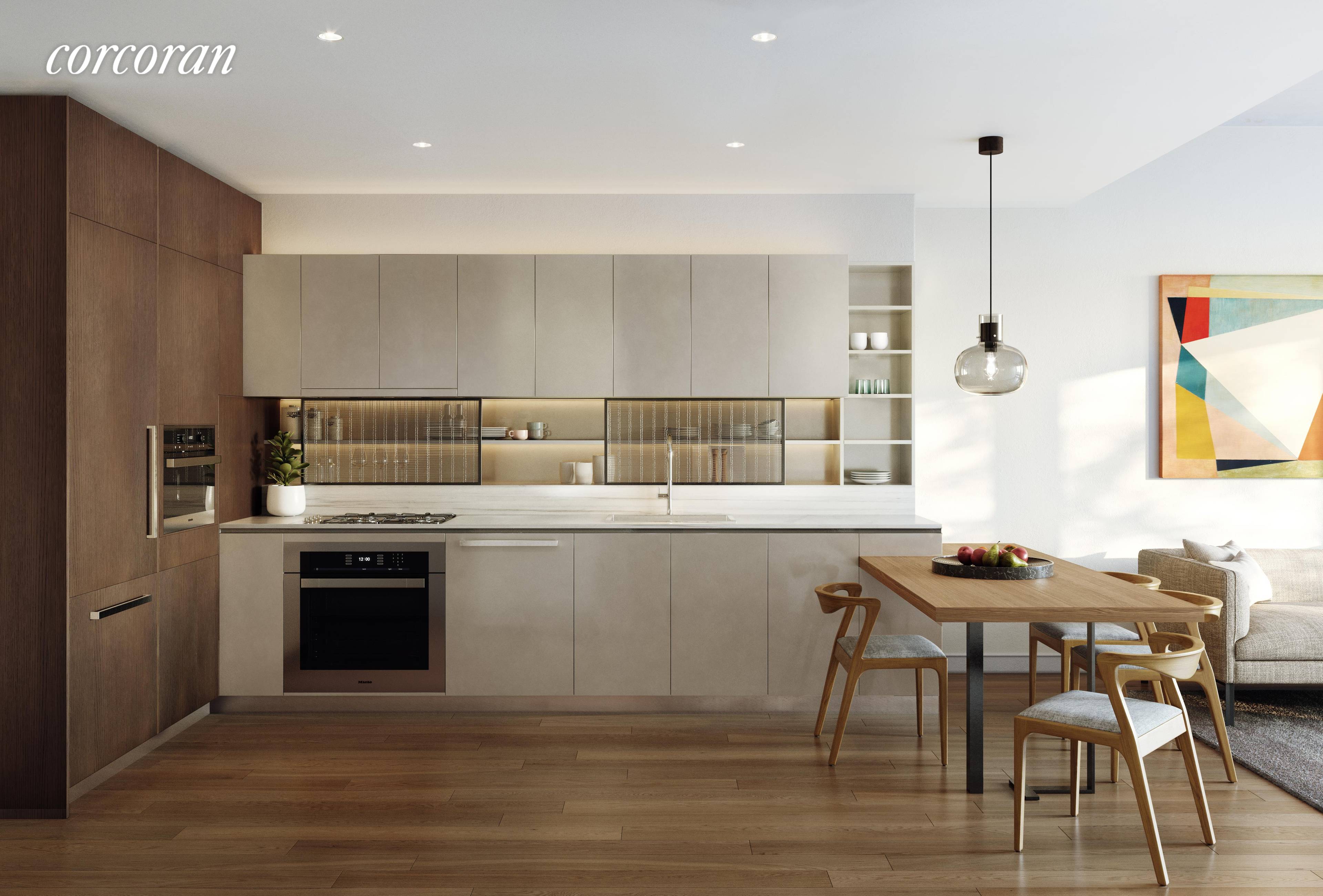 Residence 8D is a spacious 791 SF 1 bedroom, 1.