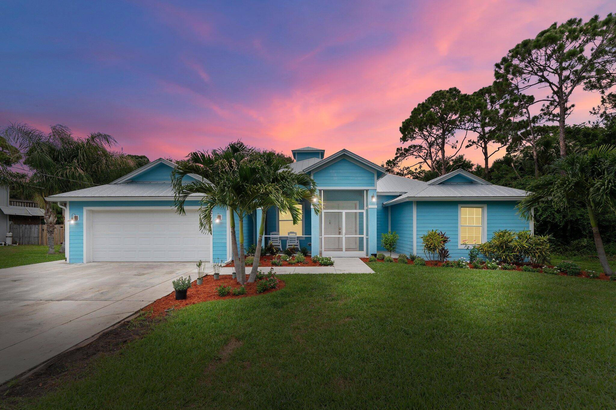 Practically new RARE Offering for a 2019 completely custom built wide open family floor plan 5 bedroom, 3 bathroom, Concrete Block Home, situated on 1 4 acre.