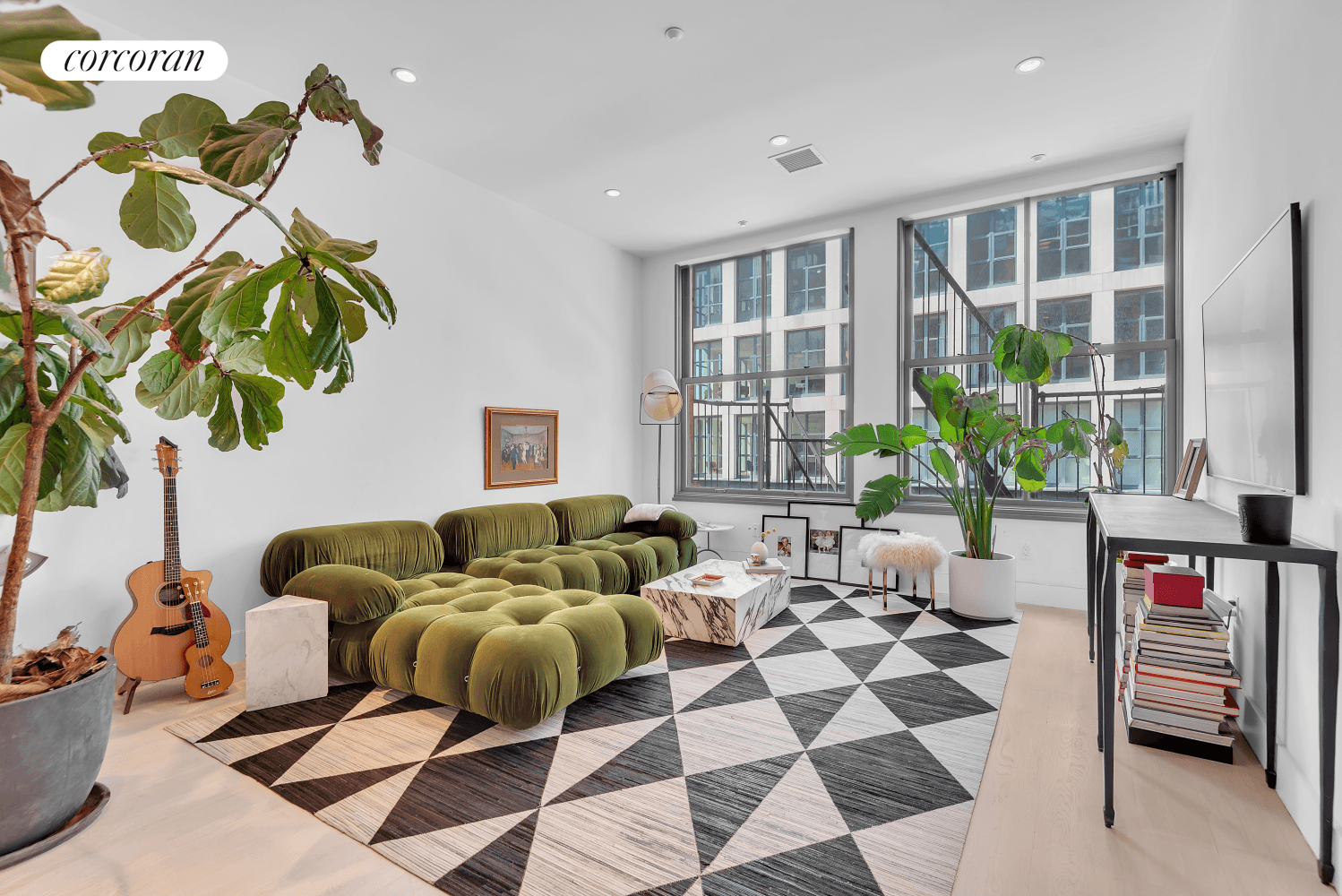 Welcome to 228 West Broadway, Apartment 4, where historic charm meets modern luxury in this expansive 2, 145 square foot full floor loft.