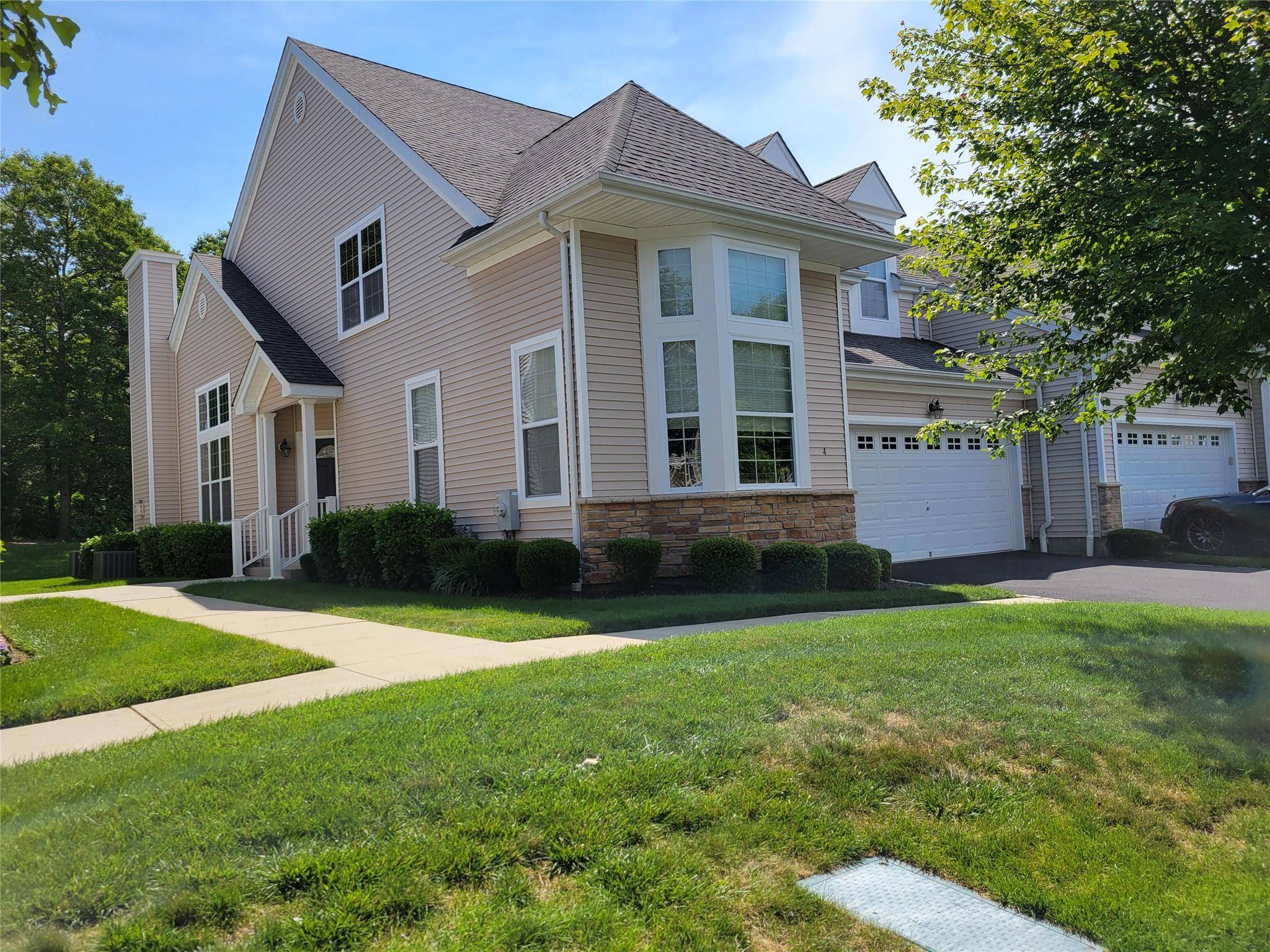 This beautiful 2 story home features an open floor plan on the first floor.