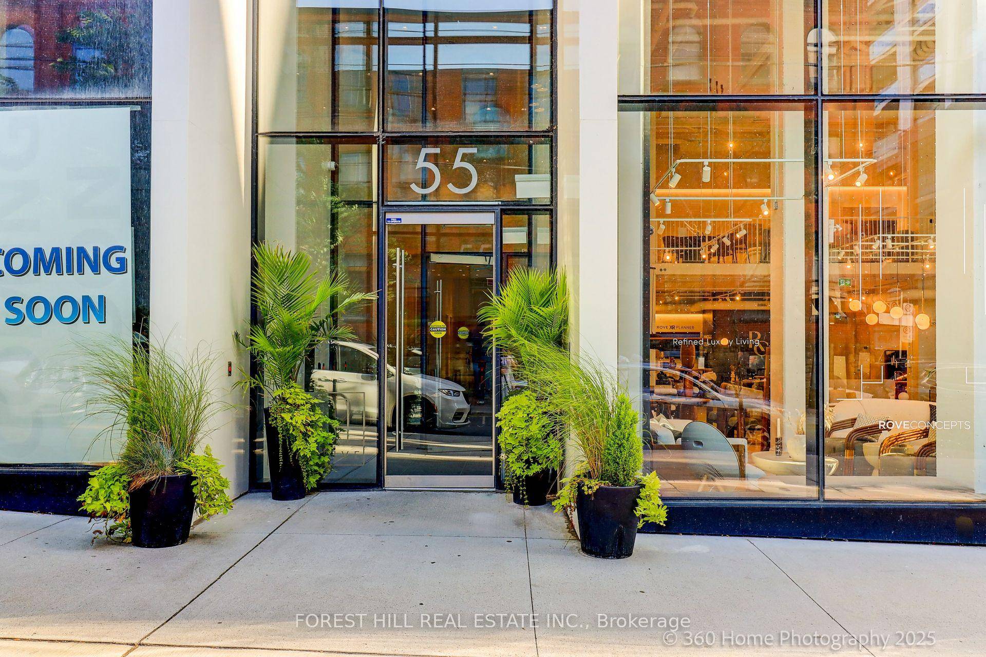 Welcome to EAST 55, Toronto's chic condo located on quiet, leafy Ontario Street.