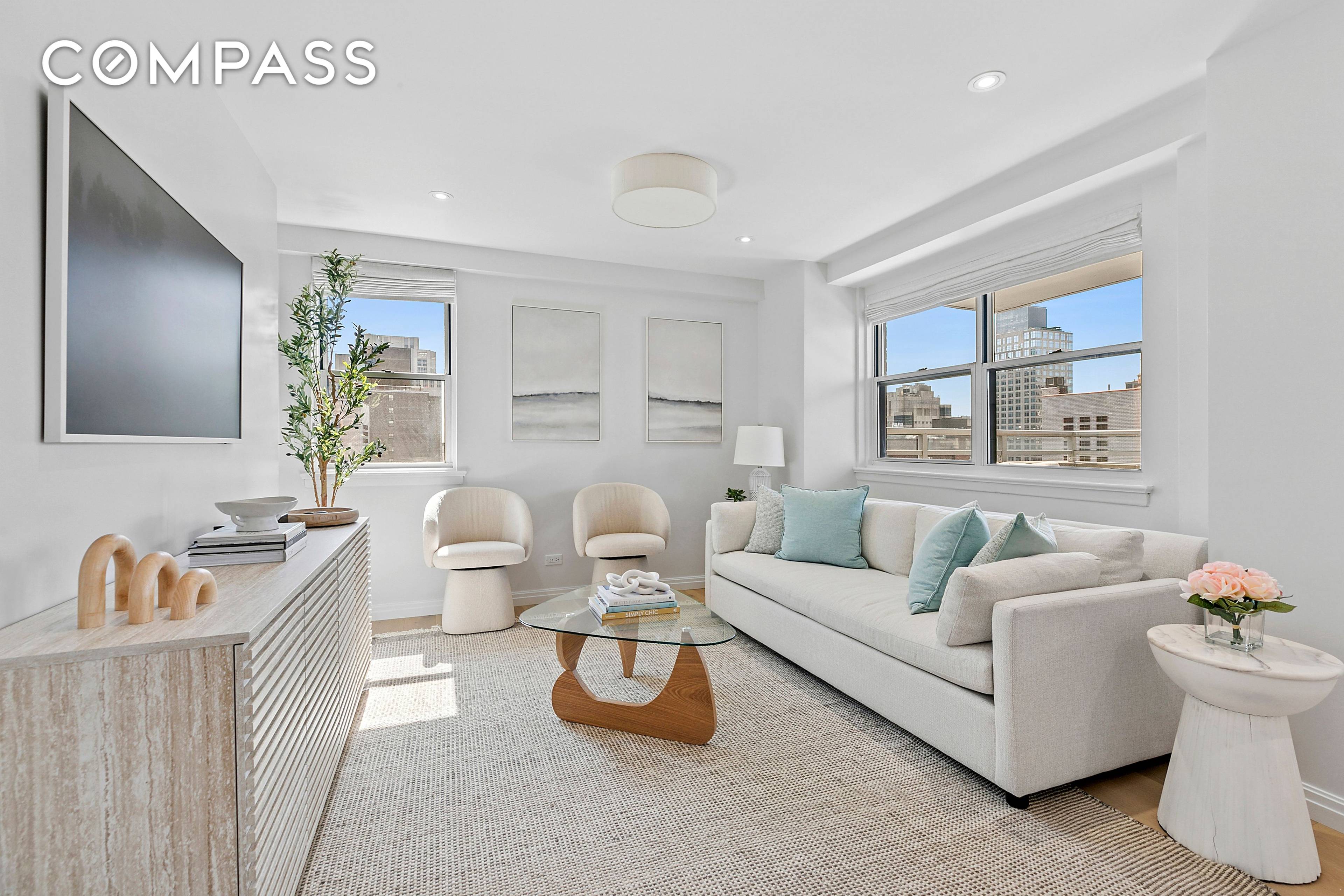 Welcome to Apartment 17DEF at 300 East 71st Street a rare opportunity to own a one of a kind, meticulously renovated and newly combined 3 bedroom, 3 bathroom home with ...