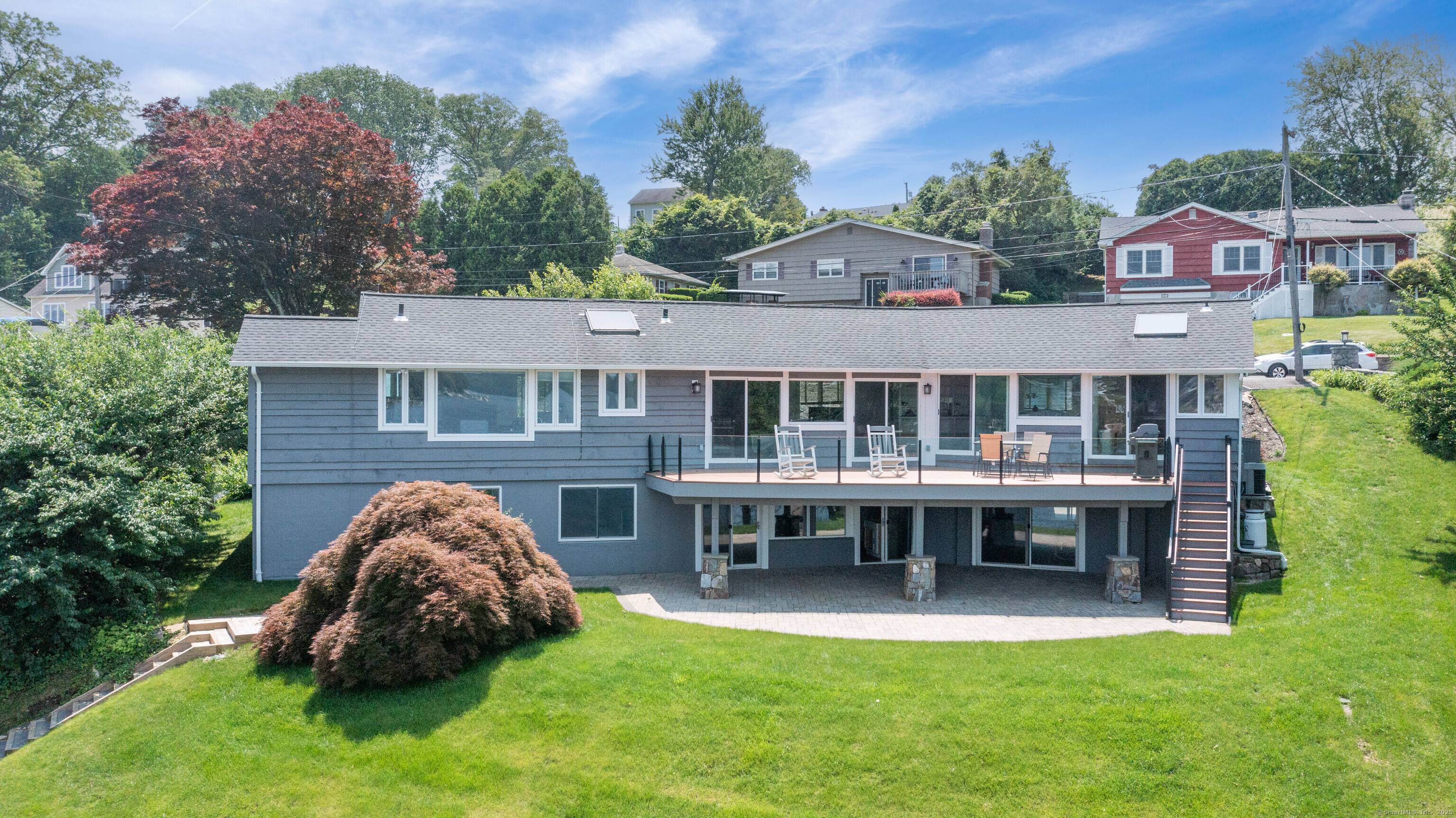Move right into this 105' Direct waterfront on Candlewood Lake with expansive breathtaking views.