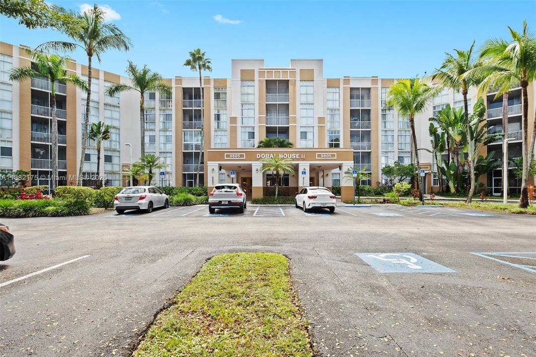 Beautifully maintained 3 bedroom, 2 bathroom corner unit located in the highly desirable and secure community of Doral House 2.