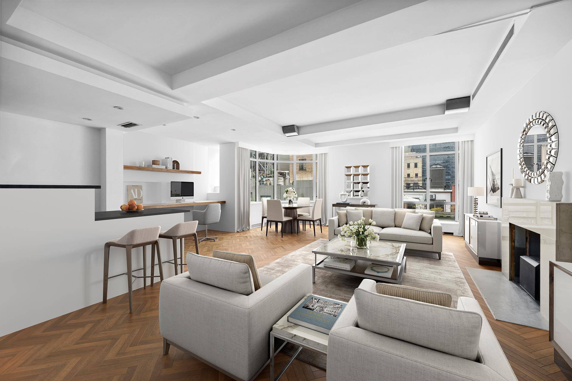 An Exceptional Opportunity in the Iconic Rockefeller Building This expansive and sun drenched 3 bedroom, 3 bathroom end unit spanning an impressive 2, 100 square feet with triple exposure offers ...