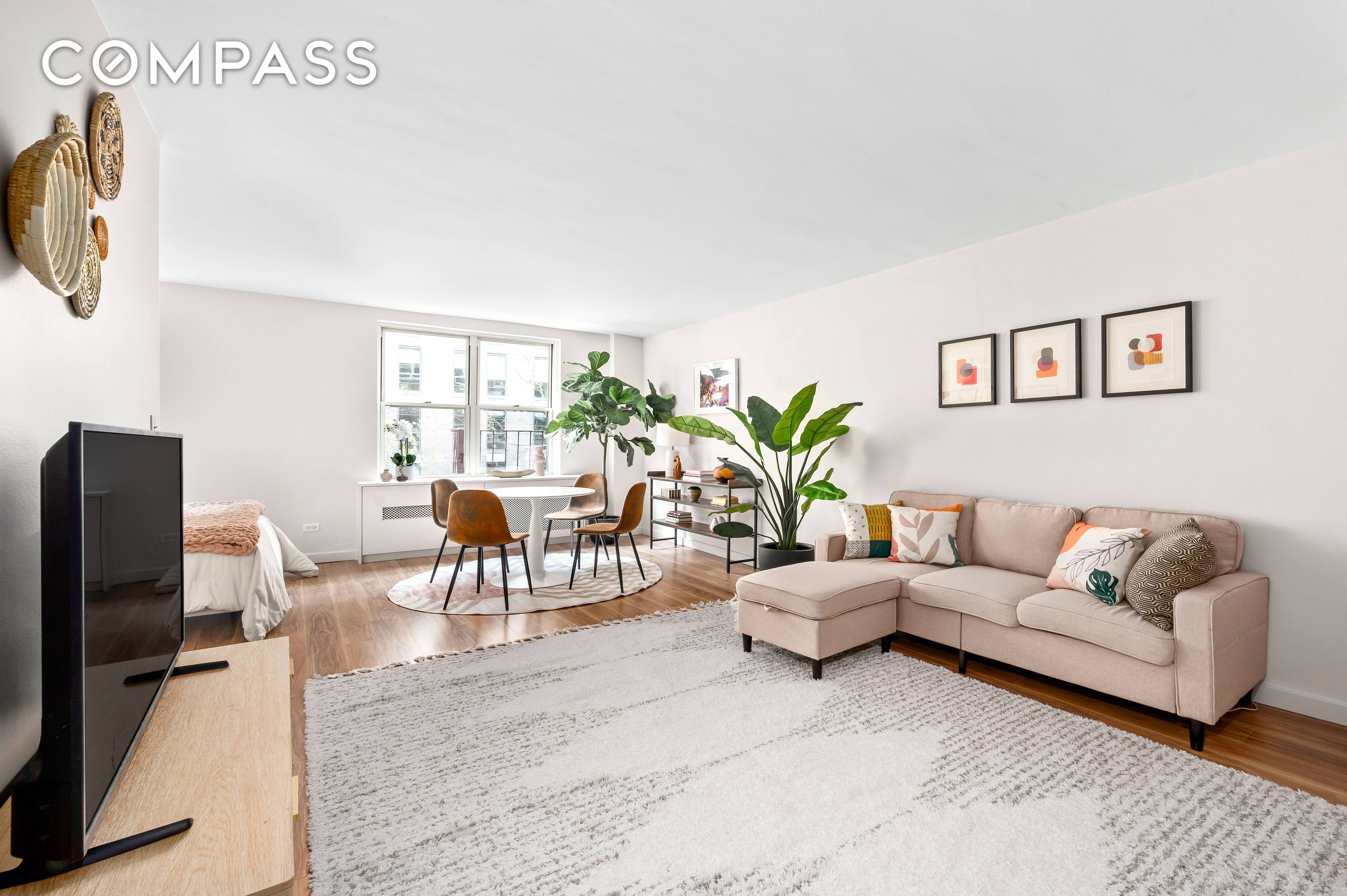 Newly renovated south facing alcove studio in the West Village is now available !