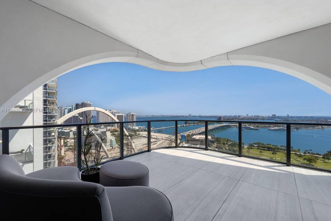 Rising above Miami's most iconic skyline, Unit 2702 at One Thousand Museum stands as a rare offering within Zaha Hadid's final architectural legacy, a 4 bedroom, 5.