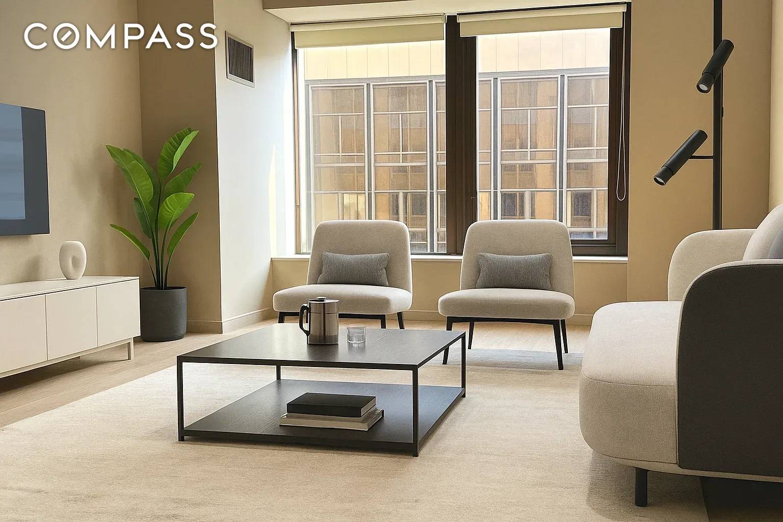 FOR INVESTORS ONLY TENANT IN PLACE UNTIL JUNE 2026 Feels like a real one bedroom but is actually a HUGE Studio with home office space.
