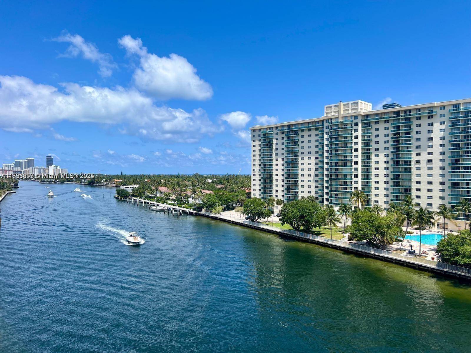 This spacious and bright unit on the 15th floor and nice views is right accross the beach, in Sunny Isles Beach.