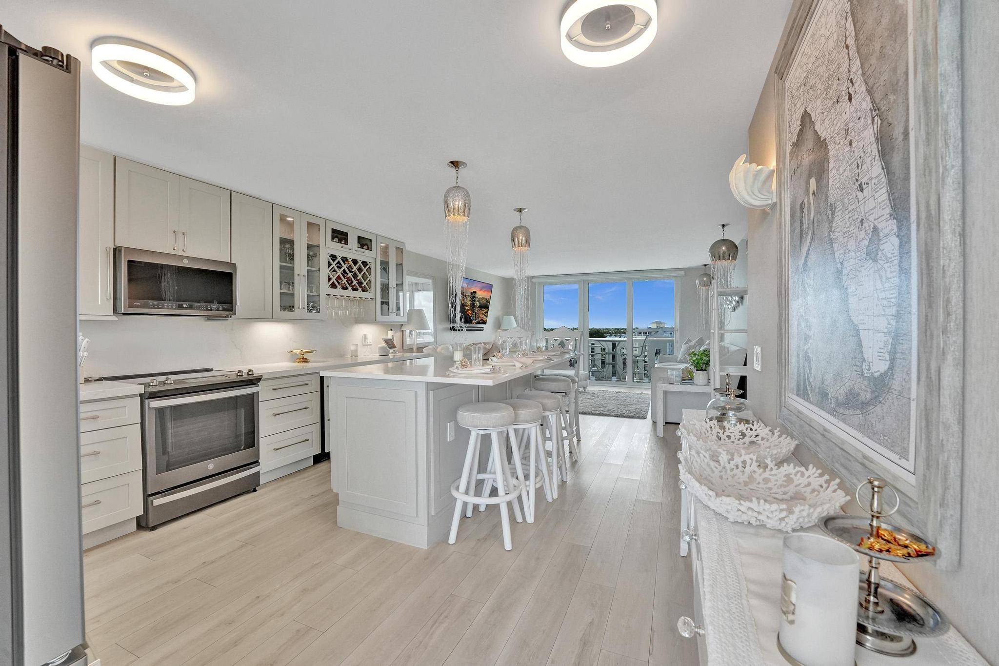 Live the Florida Dream in Style This stunningly renovated 2 bedroom, 2 bathroom condo offers breathtaking panoramic views of the Intracoastal Waterway and the Atlantic Ocean, blending the best of ...