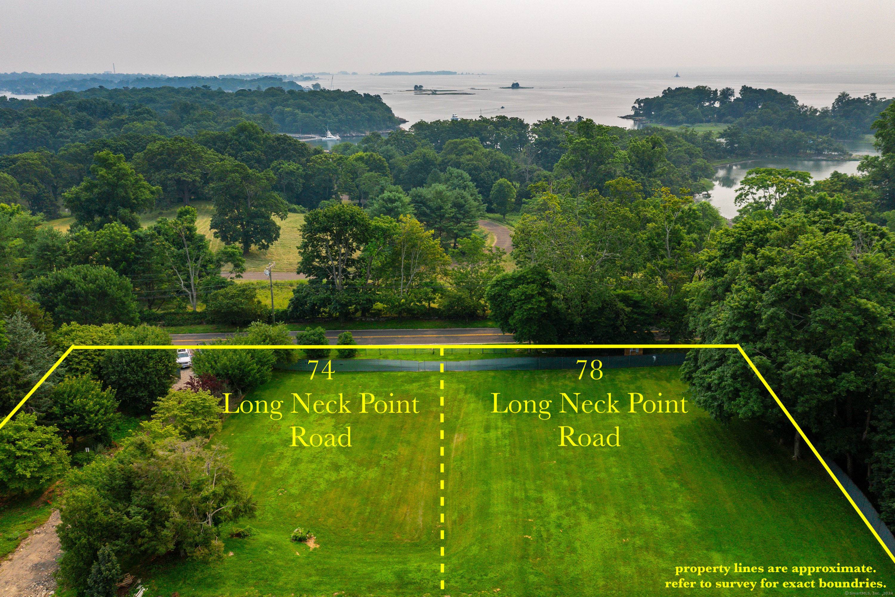 This is a rare opportunity to build the home of your dreams on Long Neck Point one of the most sought after and picturesque communities on the Eastern Seaboard !