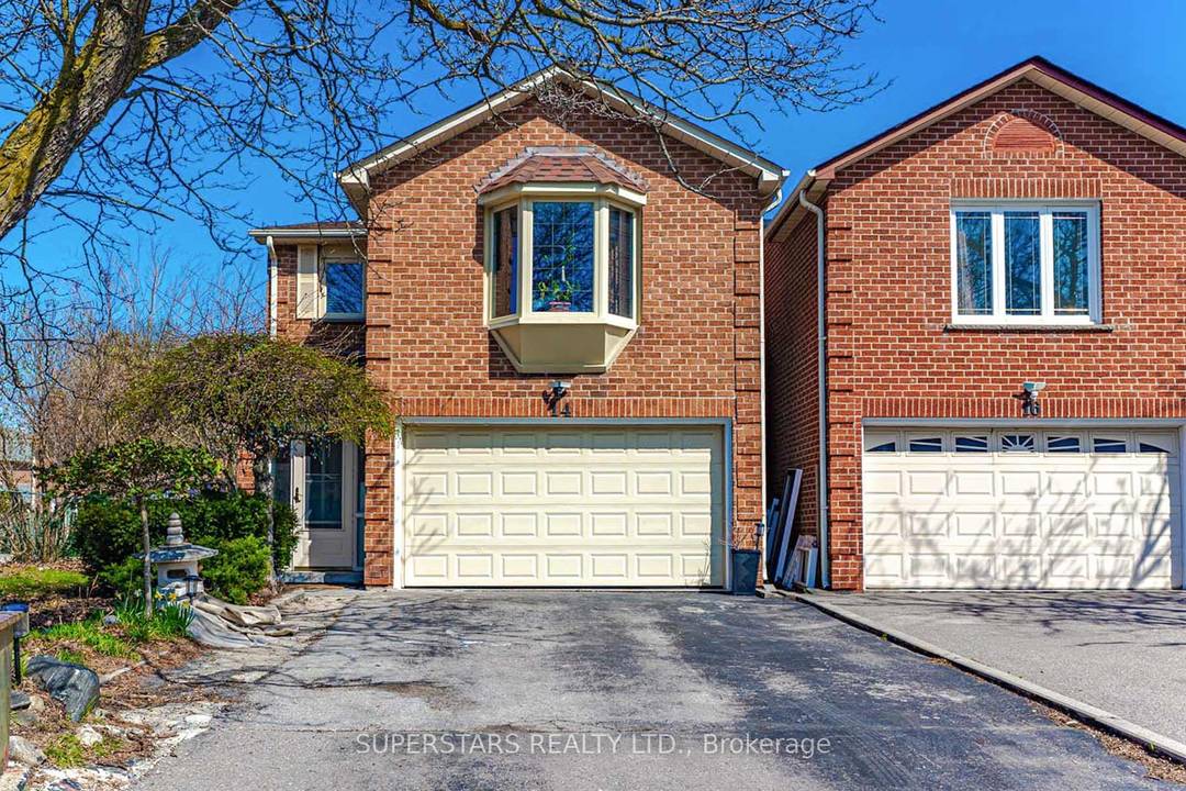Welcome To This Beautifully Upgraded Double car garage Home Sits On A Large Pie shaped Lot In A Quiet Cul de sac And Showcases Extensive Renovations, Including Crown Moulding, Pot ...