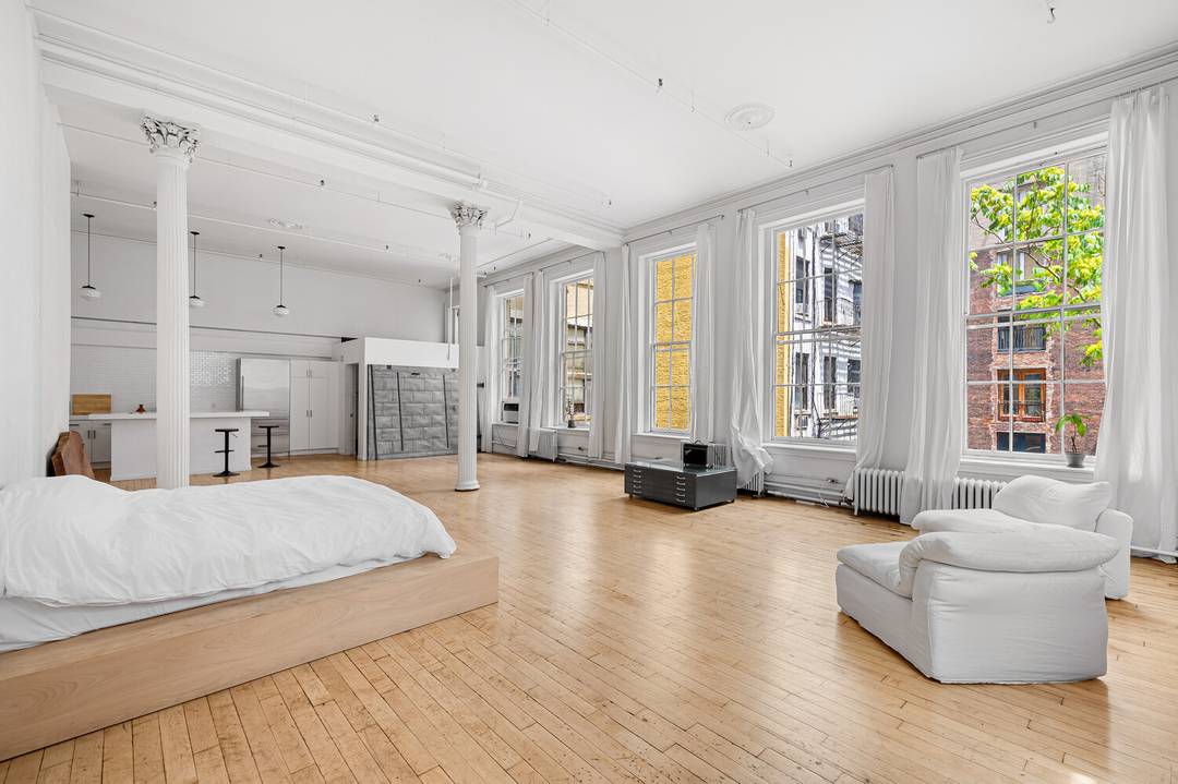 Authentic Soho Loft at 138 Grand Street Own a true 19th century live work artist loft in the heart of Soho.