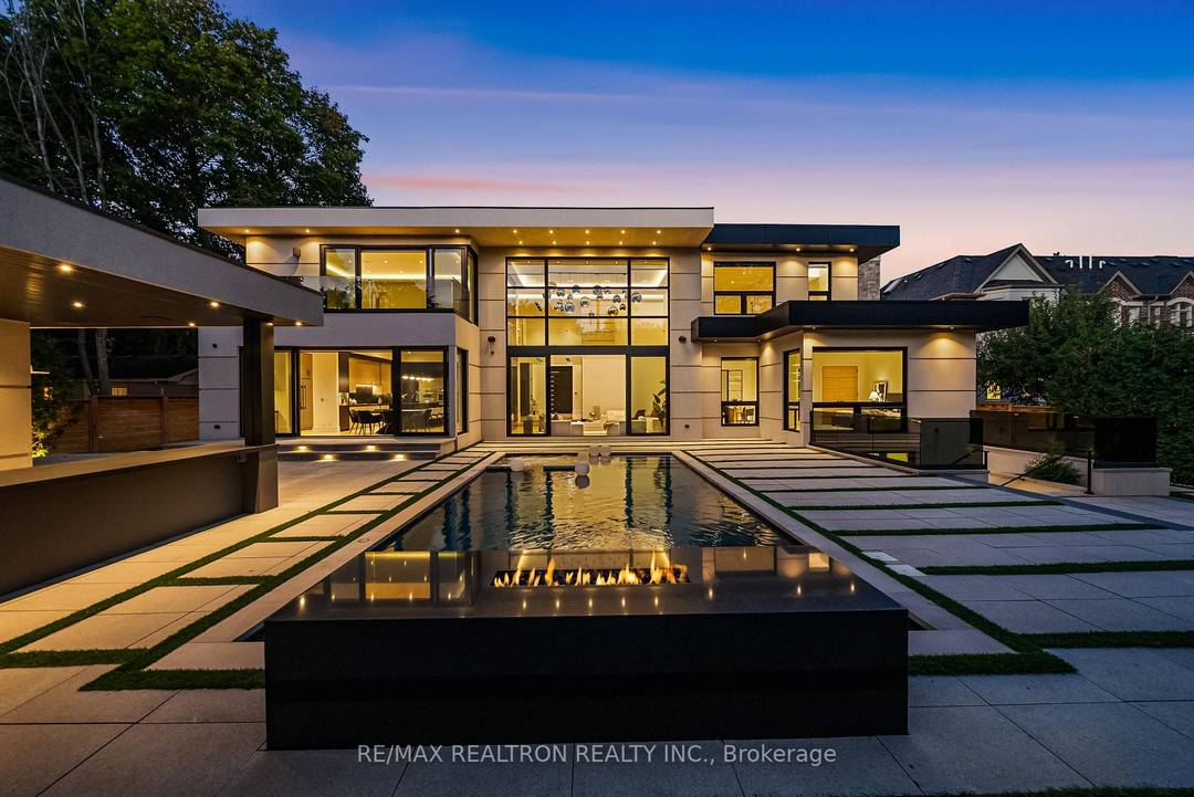 Gated Modern Masterpiece in Prestigious Bayview Glen.