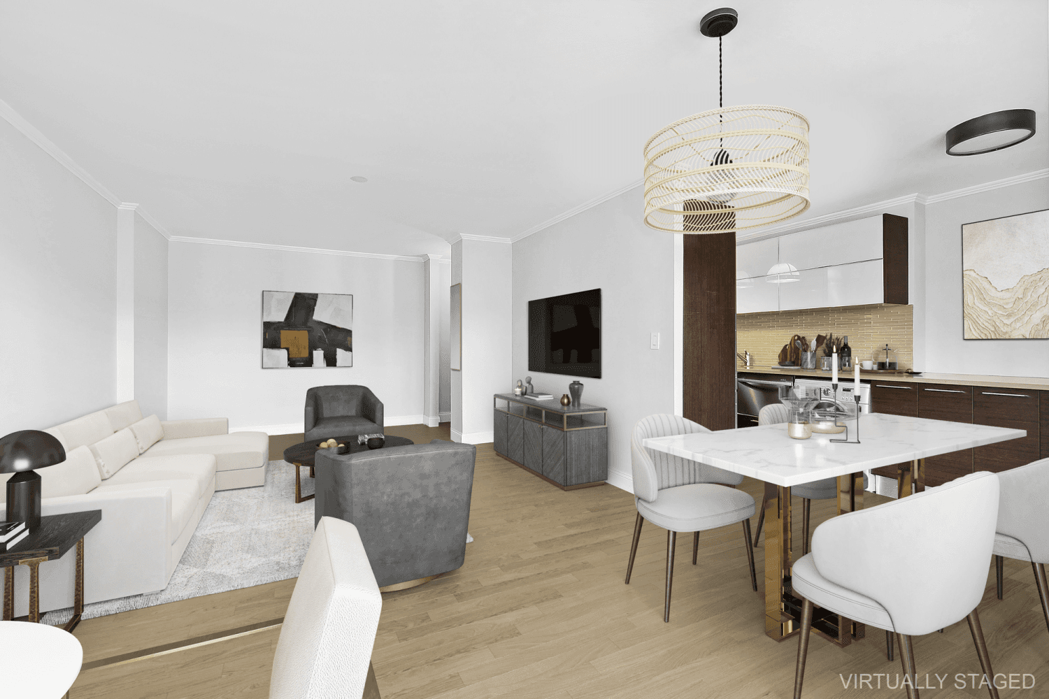 This 3 Bed 2 Bath, high floor, renovated condominium comes with the luxury of a private terrace.