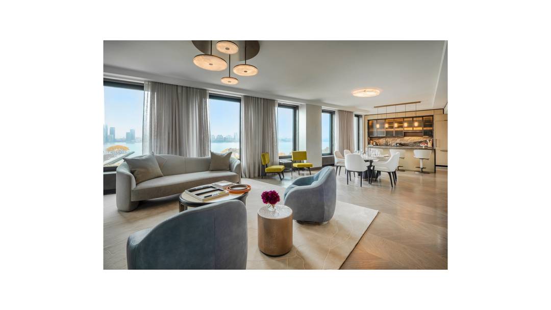 Experience Luxury and Elegance in This Grand Full Floor Residence Residence 6 offers a three bedroom, four bathroom layout, with 2, 205 sq.