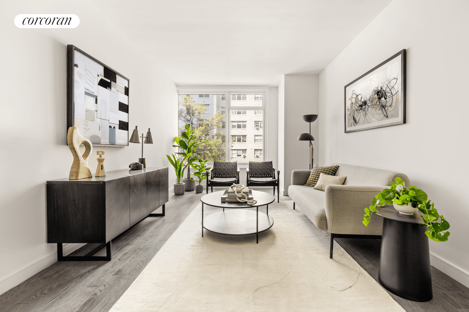 Welcome to Residence L, a unit one bedroom facing north and south that embodies modern luxury and sophistication.