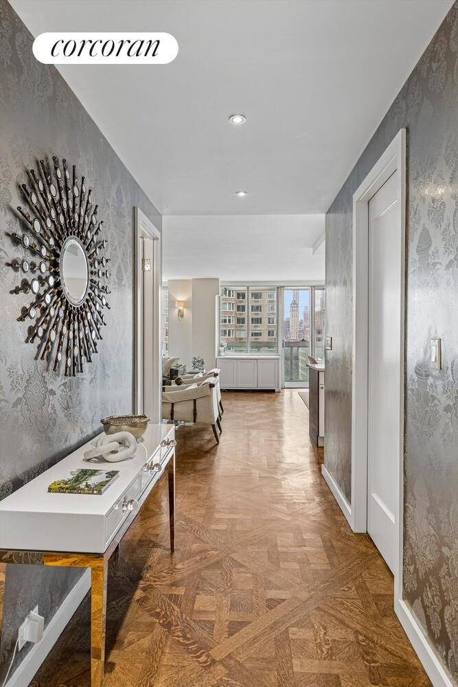 3 bed 3 bath Flex 4 Private Balcony Washer Dryer Soaring high above Lincoln Square, Apartment 17EF is a thoughtfully combined and meticulously renovated home offering a true sanctuary in ...